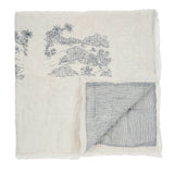 Block Print Muslin Baby Quilt