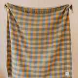 Gingham Recycled Wool Blanket