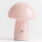 Portable Mini Glass Mushroom Lamp