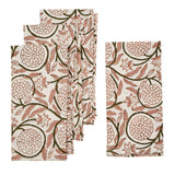 Jasmine Block Print Napkins - Set of 4