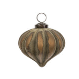 Patinaed Onion Ornament