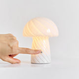 Portable Mini Glass Mushroom Lamp