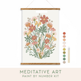 Wildflowers Meditative Art Paint