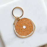 Bagel Keychain