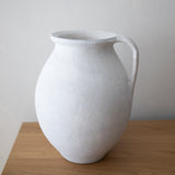 Rhodes Pitcher Vase Cream