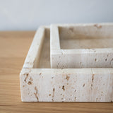 Rectangular Travertine Tray