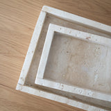 Rectangular Travertine Tray