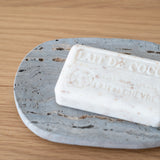 Oval Travertine Soap Dish