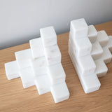 Marble Stairstep Bookends