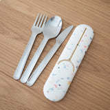 Reusable Utensils Set in Carry Case