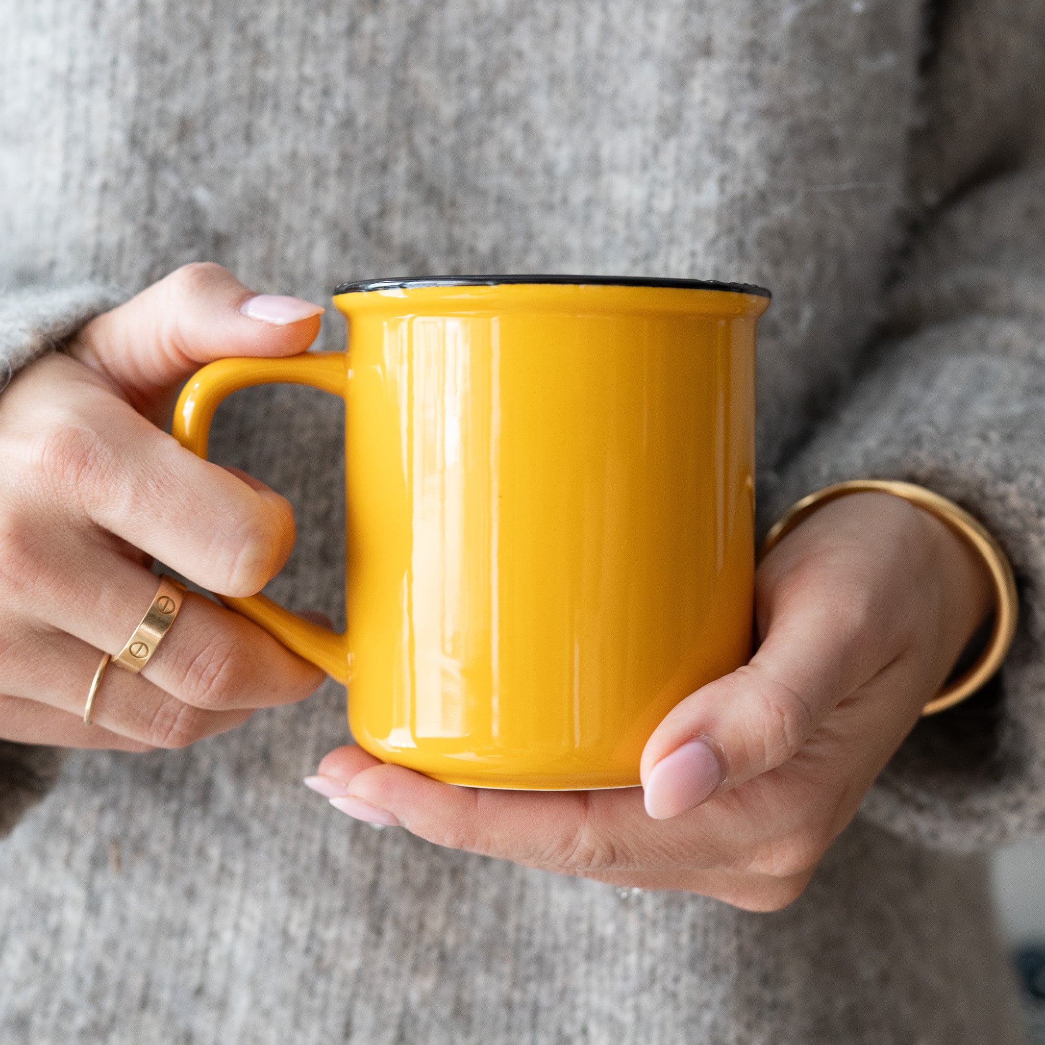 Enamel Look Mug