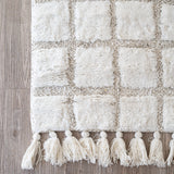 Checkered Tufted Bath mat