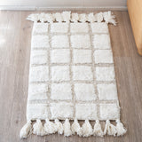 Checkered Tufted Bath mat