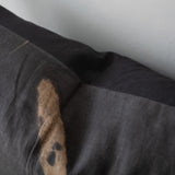 Eco Print Pillow Black