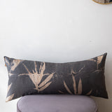 Eco Print Pillow Black