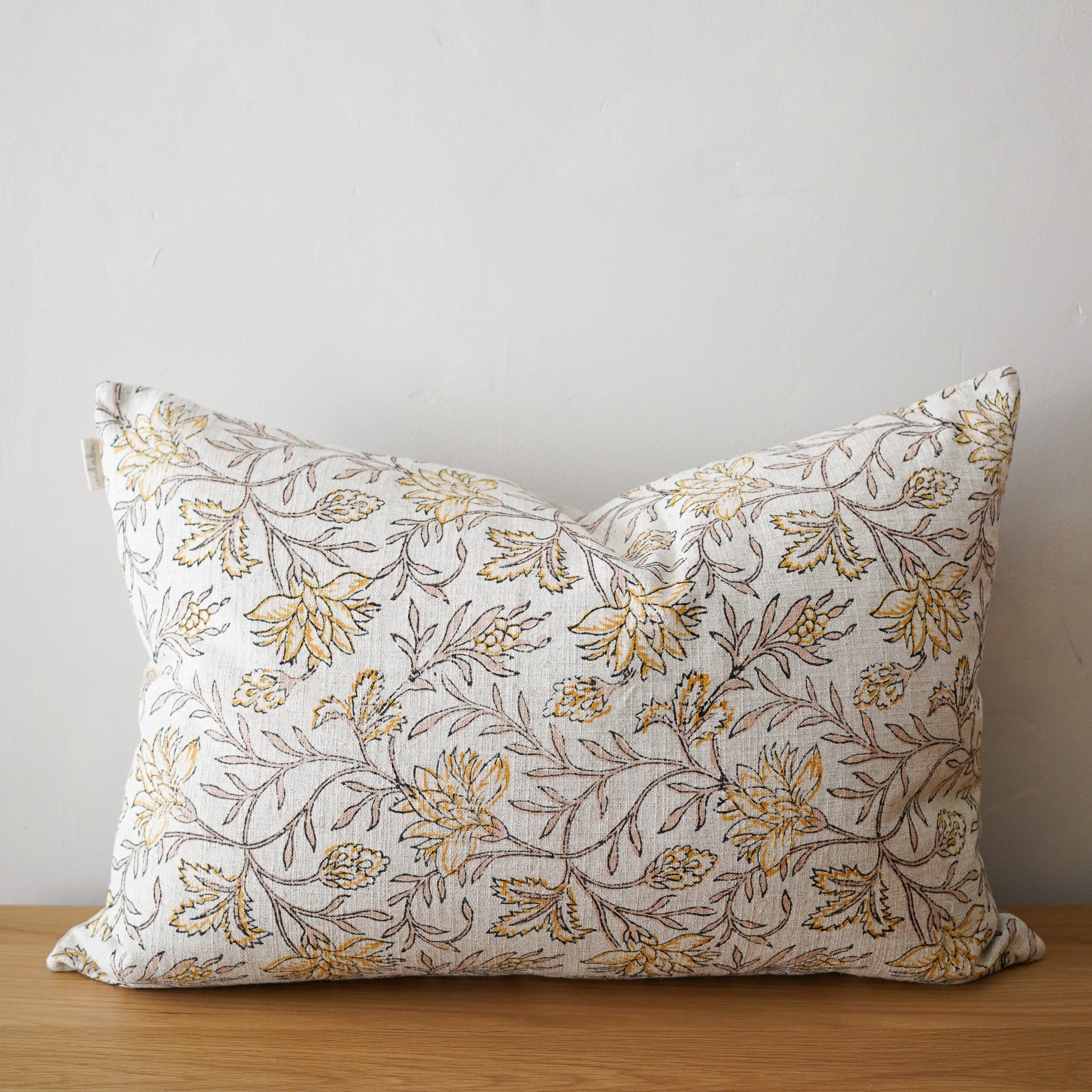 Carolina Block Print Pillow