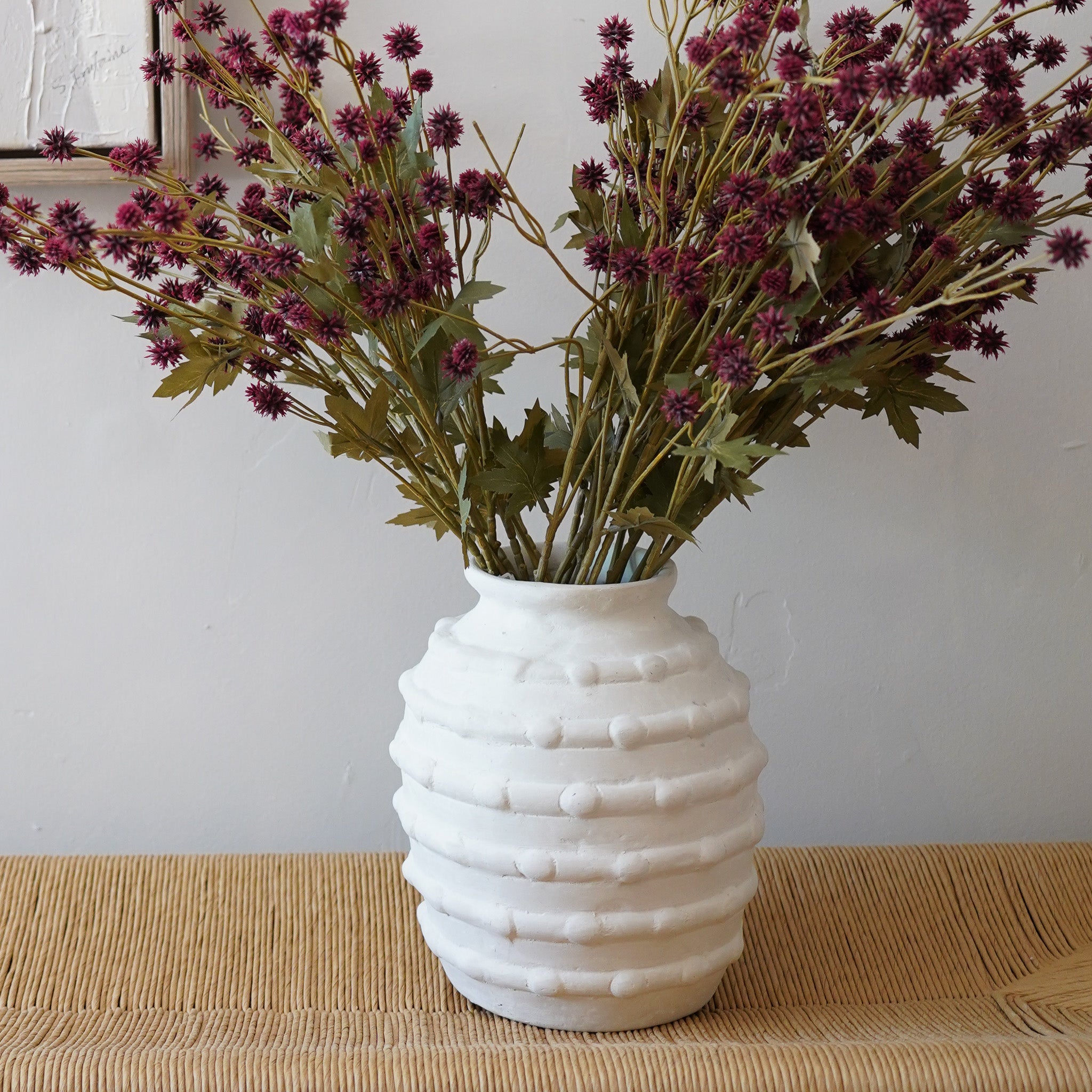 Cobble Paper Mache Vase