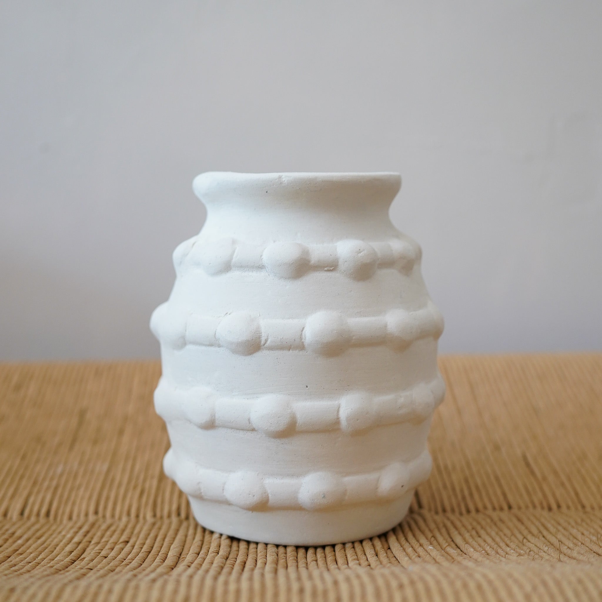 Cobble Paper Mache Vase