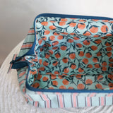 Striped Toiletry Bag