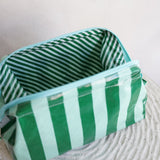 Striped Toiletry Bag