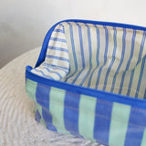 Striped Toiletry Bag