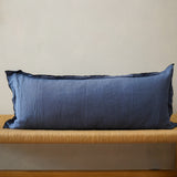 Edged Linen Pillow Cover