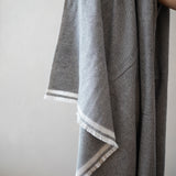 Grey Cashmere Reversible Blanket