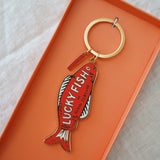 Good Fortune Fish Keychain