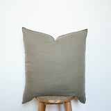 Edged Linen Pillow Cover