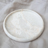 Round Polished Marble Tray