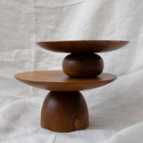 Teak Wood Cake Stand