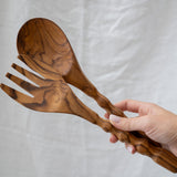 Teak Salad Servers