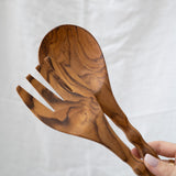 Teak Salad Servers