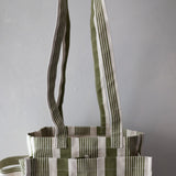 Stripe Shopping Tote