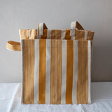 Stripe Shopping Tote