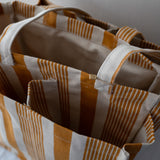 Stripe Shopping Tote