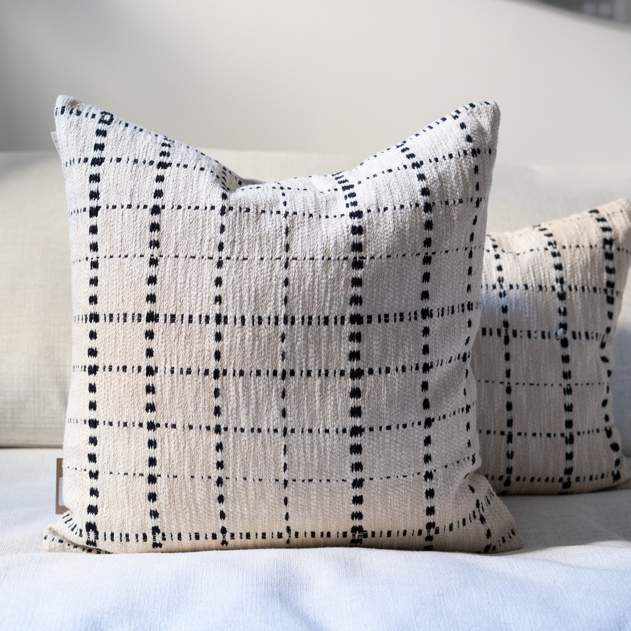 Handloom Check Pillow