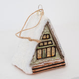 A-Frame Cabin Ornament