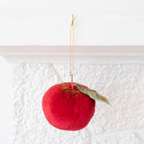 Velvet Apple Ornament