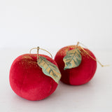 Velvet Apple Ornament