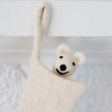 Polar Bear Stocking Ornament