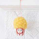 Felt Popcorn ornament