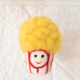 Felt Popcorn ornament