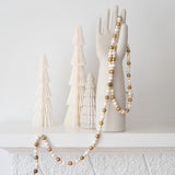 Golden Wood Bead Garland