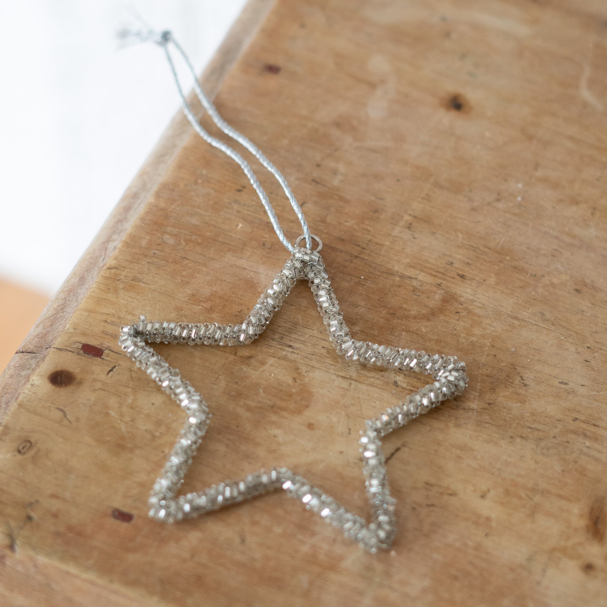 Glass Bead Star Ornament