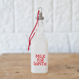 Milk for Santa Orament