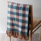 Gingham Recycled Wool Blanket