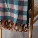 Gingham Recycled Wool Blanket