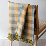 Gingham Recycled Wool Blanket