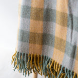 Gingham Recycled Wool Blanket